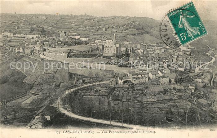 Caylus Vue panoramique