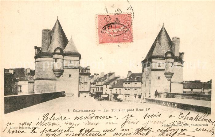 Chatellerault Les Tours du pont Henri IV