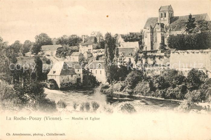 La Roche-Posay Moulin et Eglise