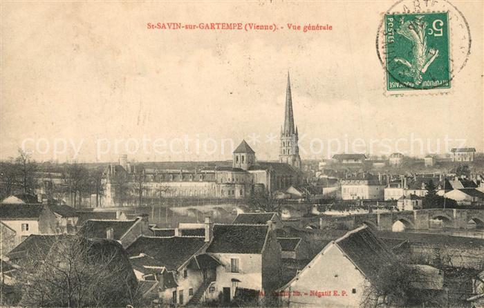 Saint-Savin-sur-Gartempe Vue generale