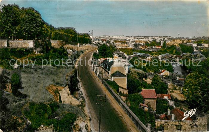 Poitiers 86 Remparts au Jardins de Blossac et la Vallee du Clain