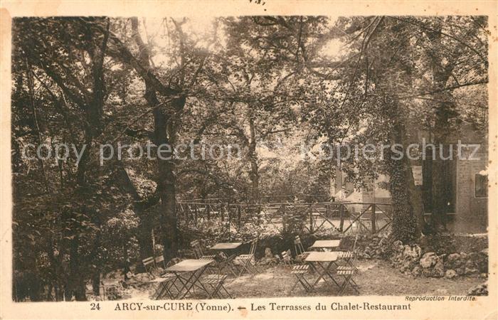 Arcy-sur-Cure Yonne Les Terrasses du Chalet Restaurant