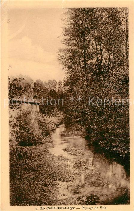 La Celle-Saint-Cyr Paysage du Vrin