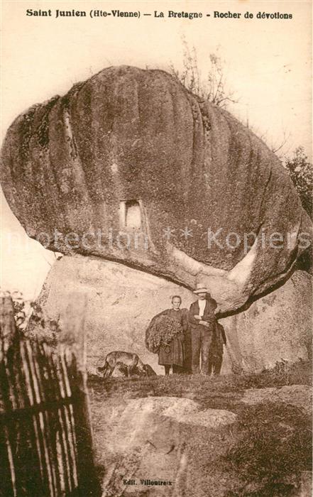 Saint-Junien La Bretagne Rocher de devotions