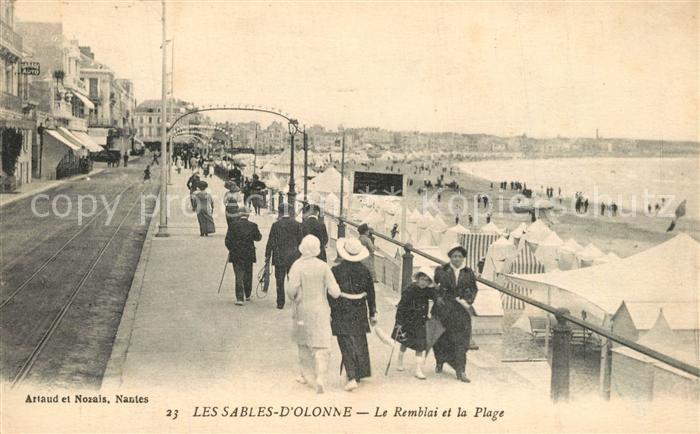 Les Sables-d Olonne Le Remblai et la Plage