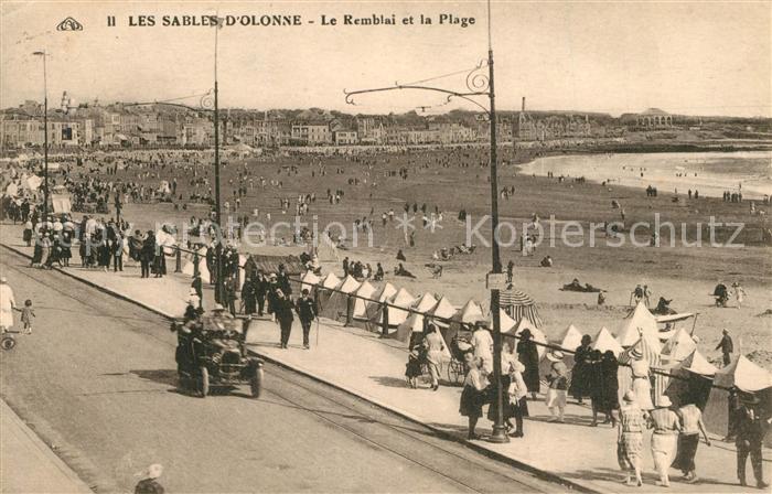 Les Sables-d Olonne Le Remblai et la Plage
