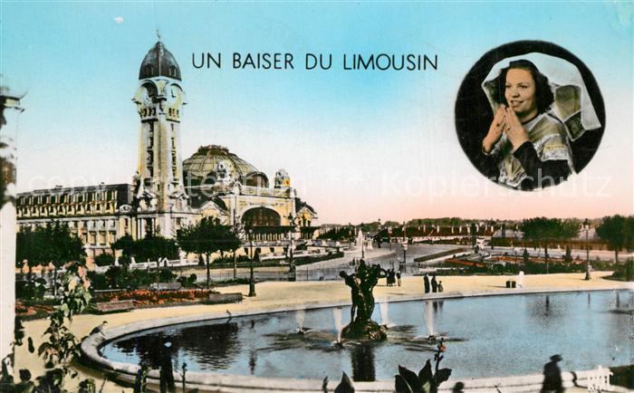 Limoges Haute Vienne Un Baiser du Limousin La Gare