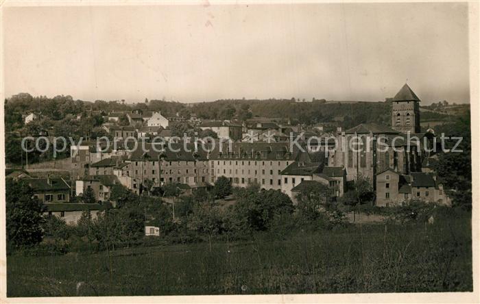 Eymoutiers Panorama Eglise abbatiale