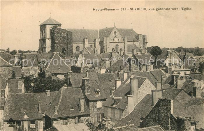 Saint-Yrieix-la-Perche Vue generale vers l'Eglise