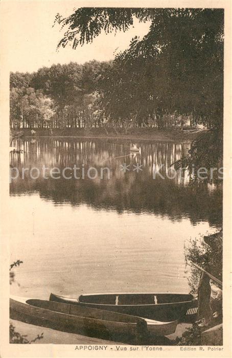 Appoigny Vue sur l'Yonne