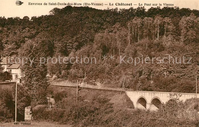 Saint-Denis-des-Murs Le Chatenet Pont sur la Vienne