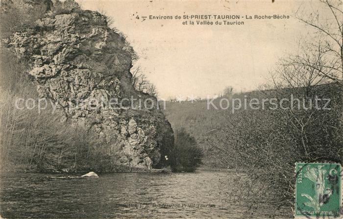 Saint-Priest-Taurion La Roche Beche et la Vallee du Taurion