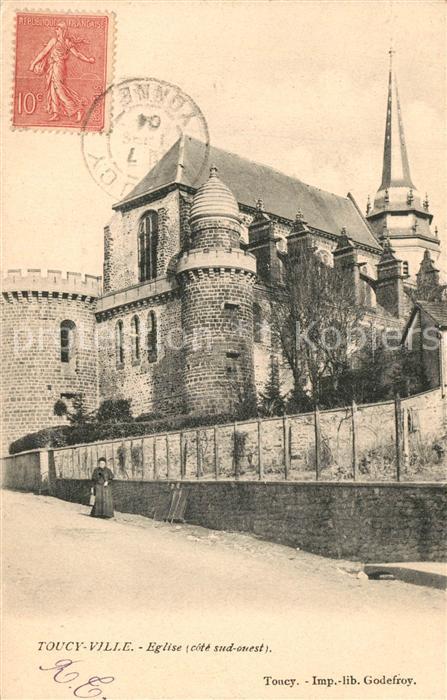 Toucy Eglise Cote Sud Ouest