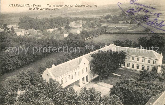 Villeblevin Vue panoramique des Colonies Scolaires