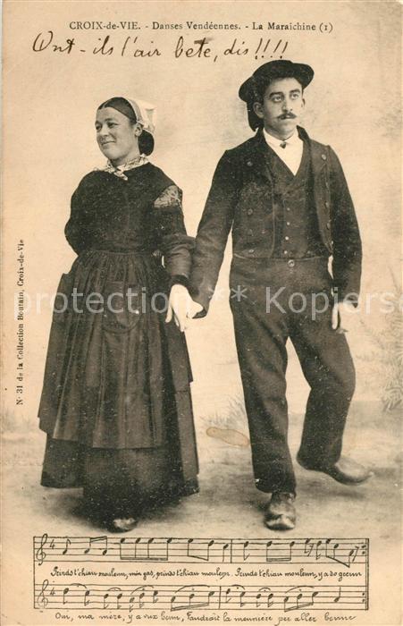 Croix de Vie Vendee Danses Vendeennes La Maraichine