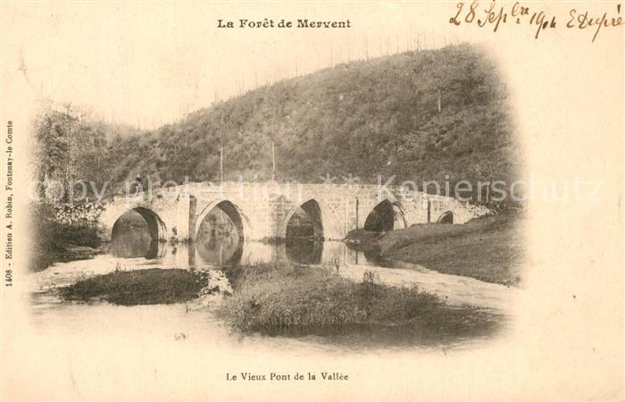 Mervent Le Vieux Pont de la Vallee