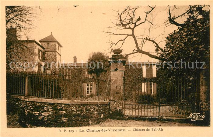 La Chaize-le-Vicomte Chateau de Bel Air