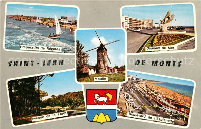 Saint Jean de Monts Regates Moulin Oiseaux de Mer Avenue de