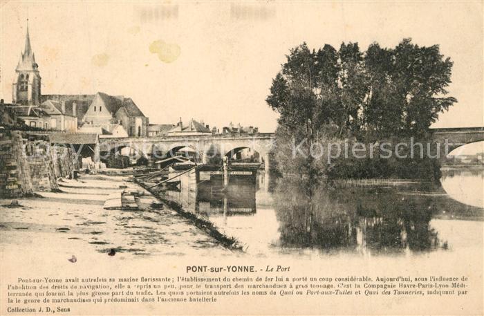 Pont-sur-Yonne Le Port