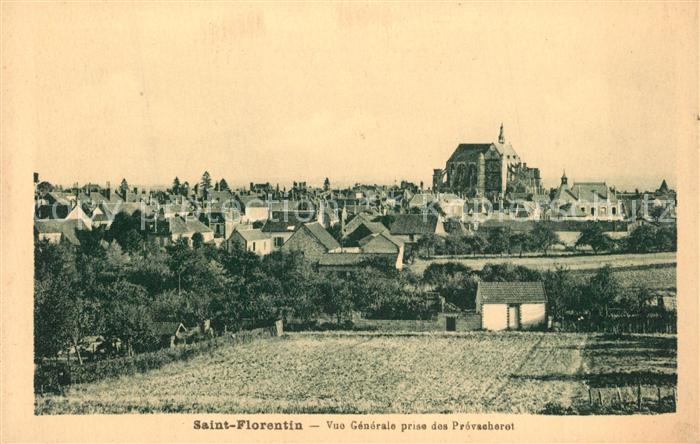 Saint-Florentin 89 Vue generale prise des Provacheroi