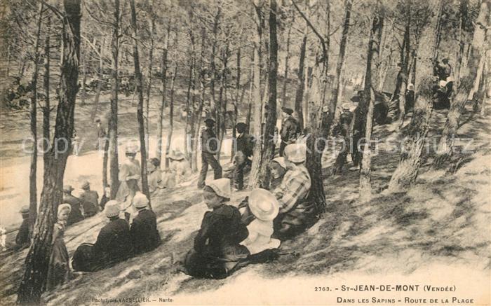 Saint Jean de Monts Dans les Sapins Route de la Plage