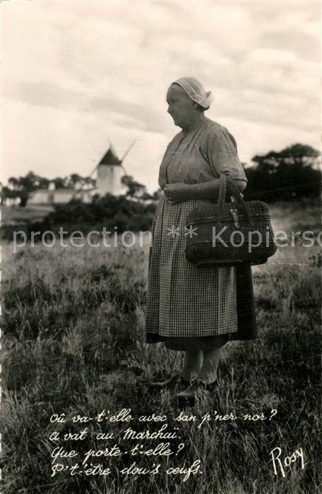 Ile de Noirmoutier Femme du Pays