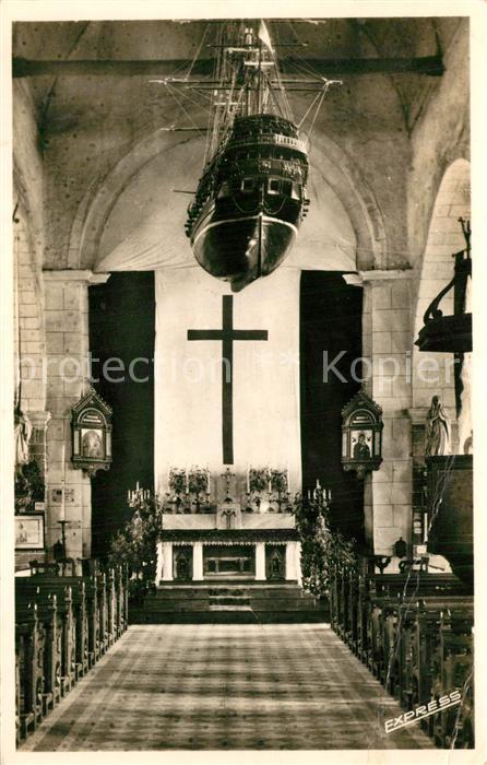 Ile de Noirmoutier Eglise Saint Philibert Nef principale
