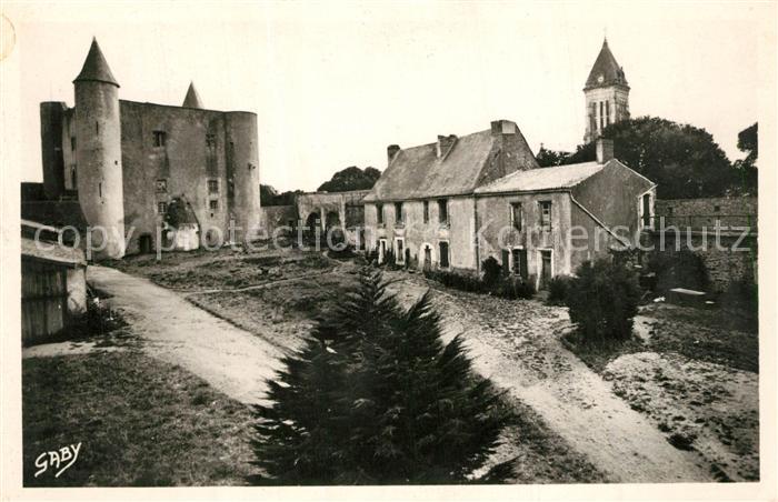 Ile de Noirmoutier Le Chateau et l'Eglise