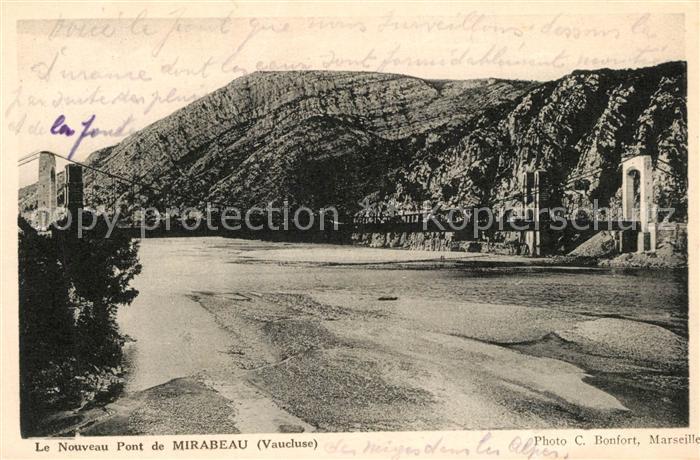 Mirabeau Vaucluse Le Nouveau Pont de Mirabeau
