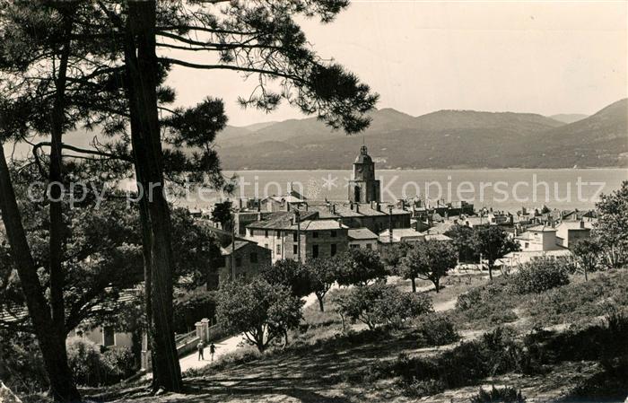 Saint Tropez Var Vue sur la ville et le golfe