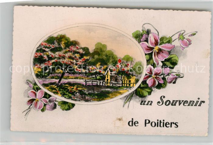 Poitiers 86 Künstlerkarte