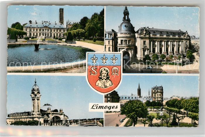 Limoges Haute Vienne Jardin de l’Eveche Le Prefecture La Gar