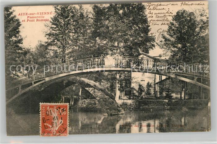 Aixe-sur-Vienne Passerelle et Pont Romain