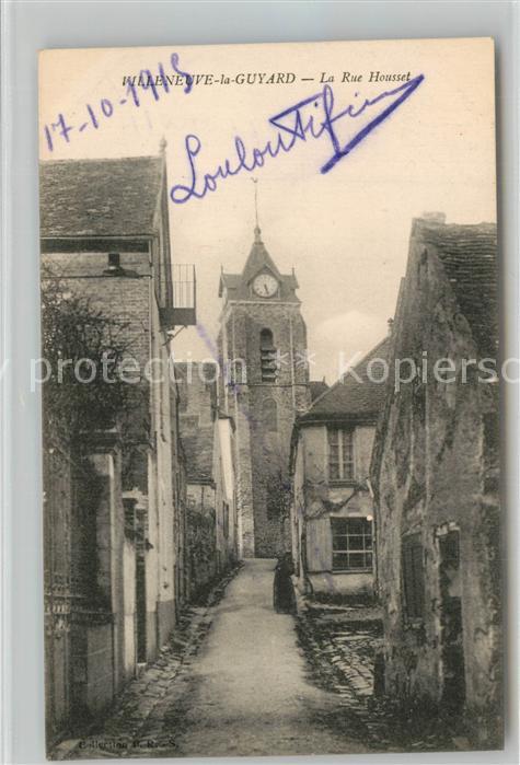 Villeneuve-la-Guyard La Rue Housset