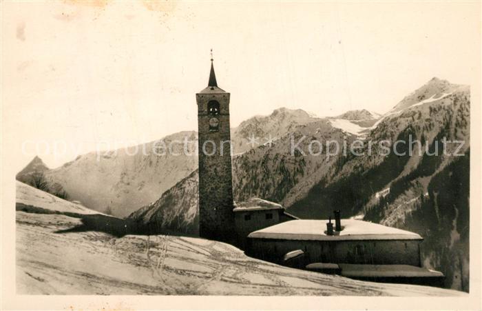 Peisey-Nancroix Eglise et Massif de Bellecote