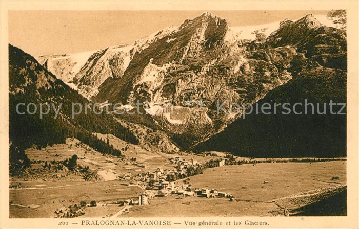 Pralognan-la-Vanoise Vue Generale et les Glaciers Alpes Francaises