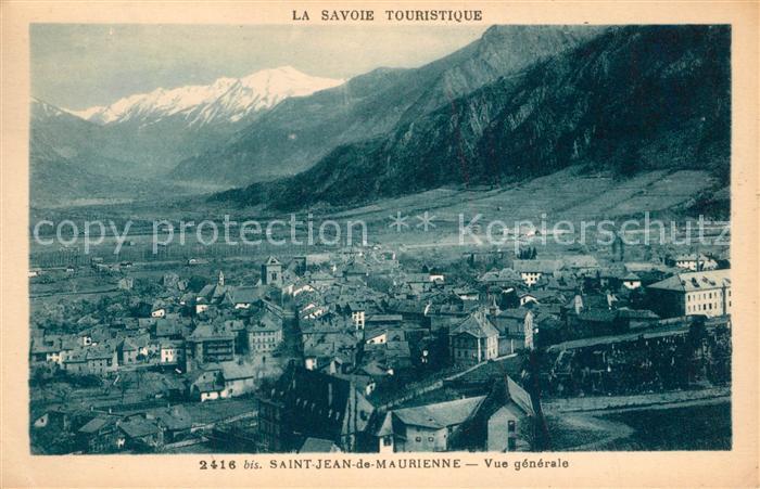 Saint-Jean-de-Maurienne Vue Generale Alpes Francaises