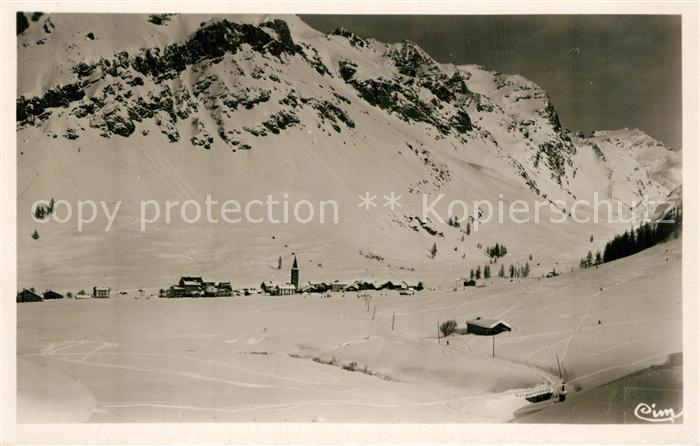 Val d Isere Vue Generale et Massif du Front en hiver