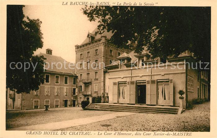 La Bauche Grand Hotel du Chateau Cour d_Honneur