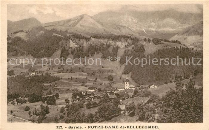 Notre-Dame-de-Bellecombe Panorama Alpes