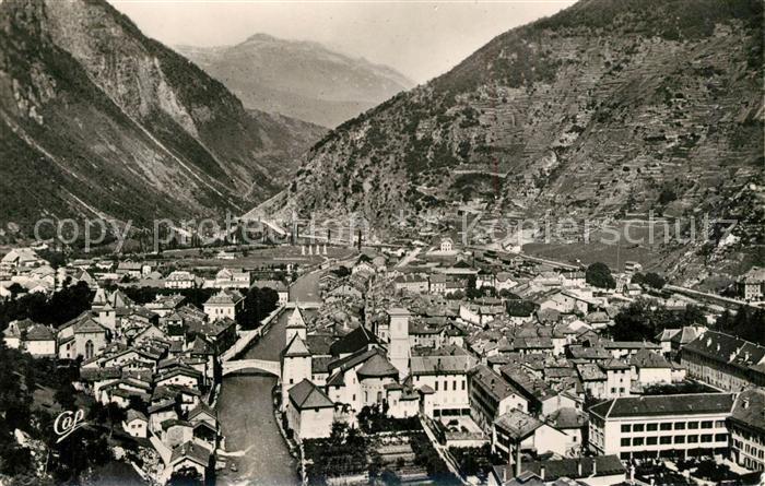 Moutiers d Albertville Vue Generale Alpes Francaises