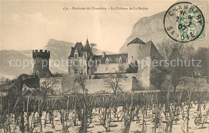 Chambery Savoie Chateau de la Bathie