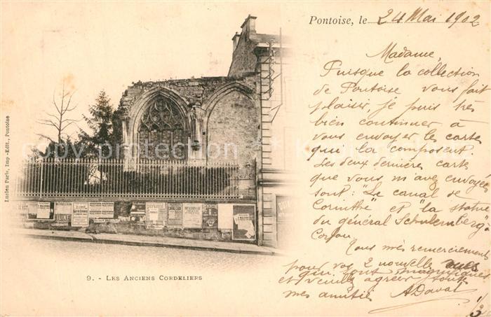 Pontoise Val-d Oise Les anciens cordeliers