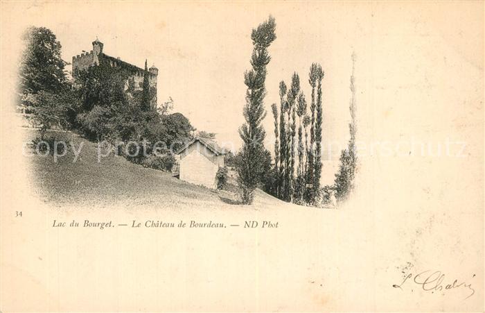 Aix-les-Bains Chateau de Bourdeau au Lac du Bourget
