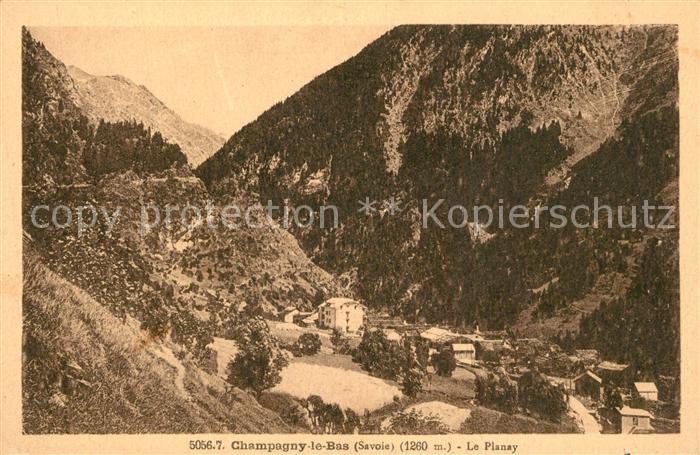 Champagny-en-Vanoise Panorama Le Planay Alpes Francaises