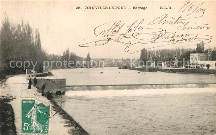 Joinville-le-Pont Promenade Barrage