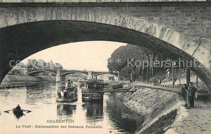 Charenton-le-Pont Le Pont Embarcadère des Bateaux Parisiens
