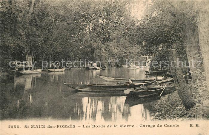 Saint-Maur-des-Fosses Les Bords de la Mare Garage de Canots Avis de Passage