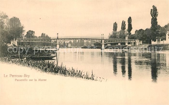 Le Perreux-sur-Marne Passerelle sur la Marne