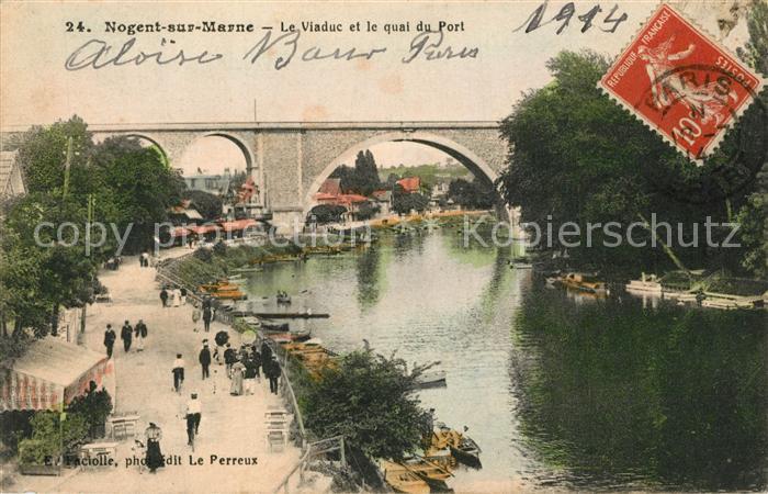 Nogent-sur-Marne Viaduc et Quai du Port